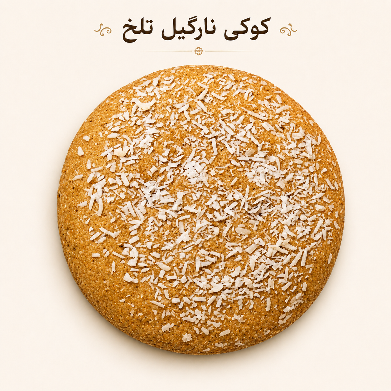 کوکی نارگیلی (سایز بزرگ)