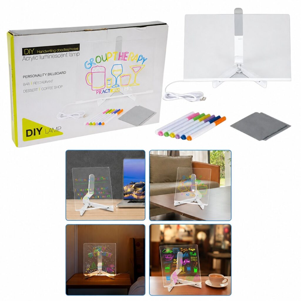 تخته لایت‌برد جادویی DIY با نور LED